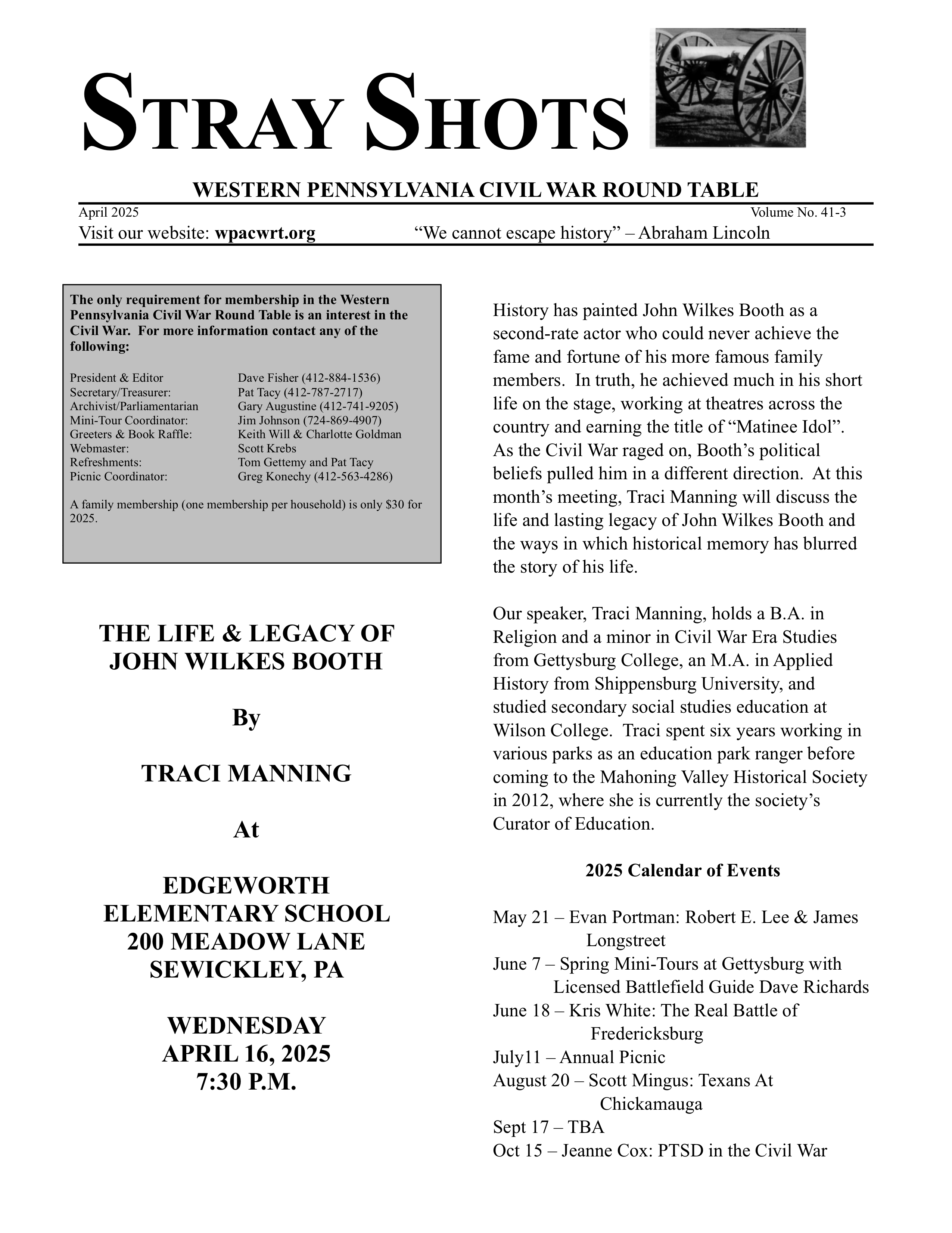 Apr '25 News