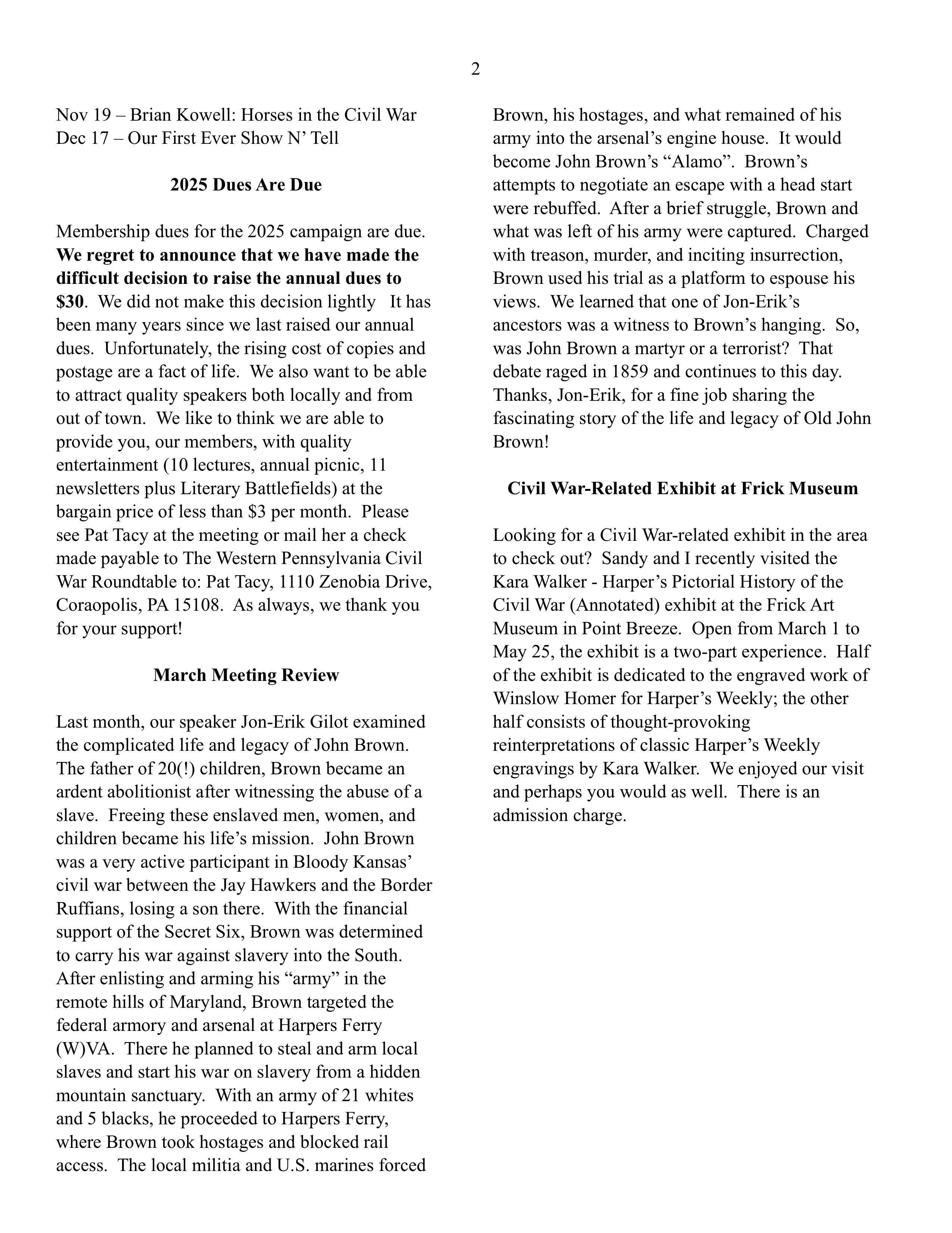 Apr '25 News