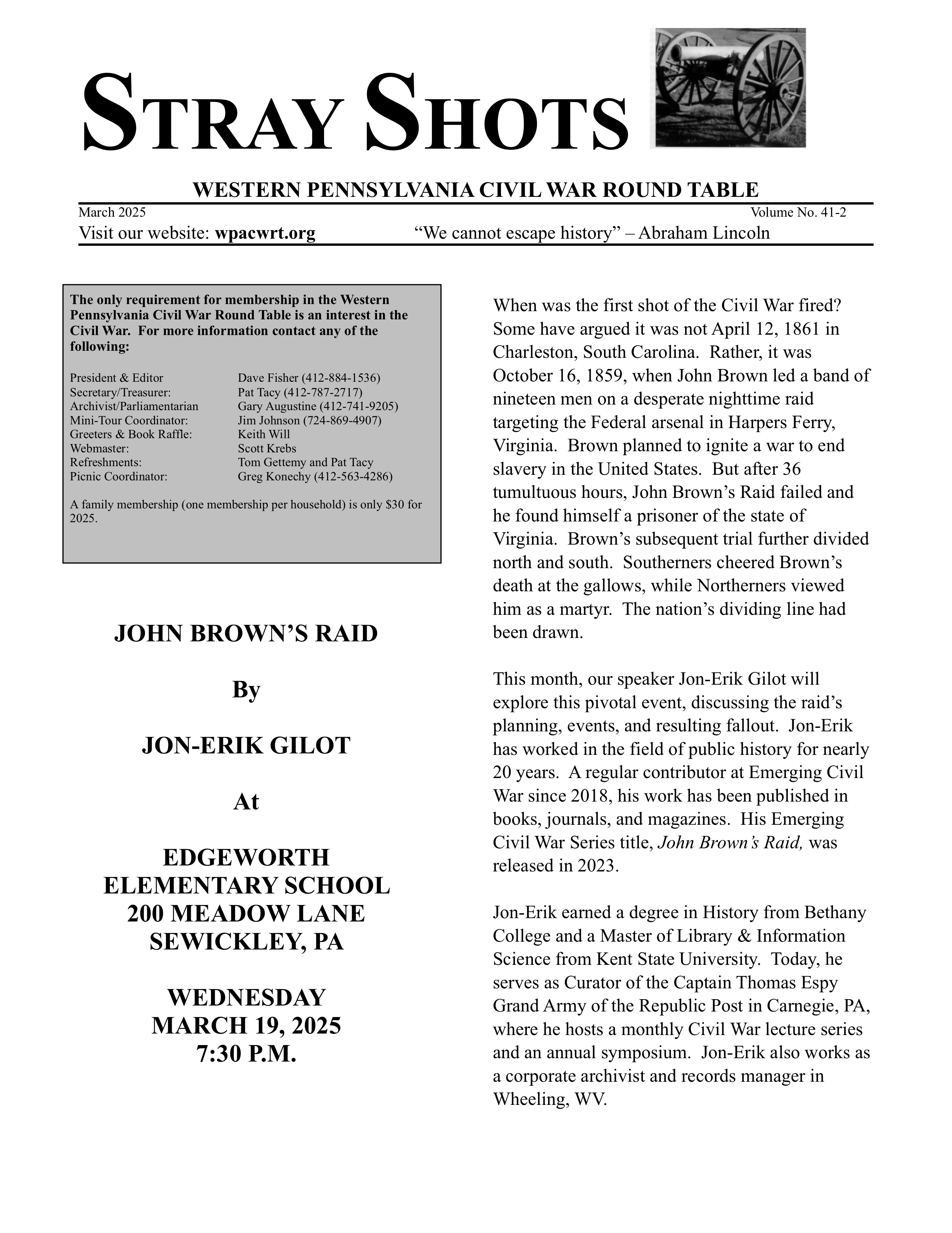 Mar '25 News