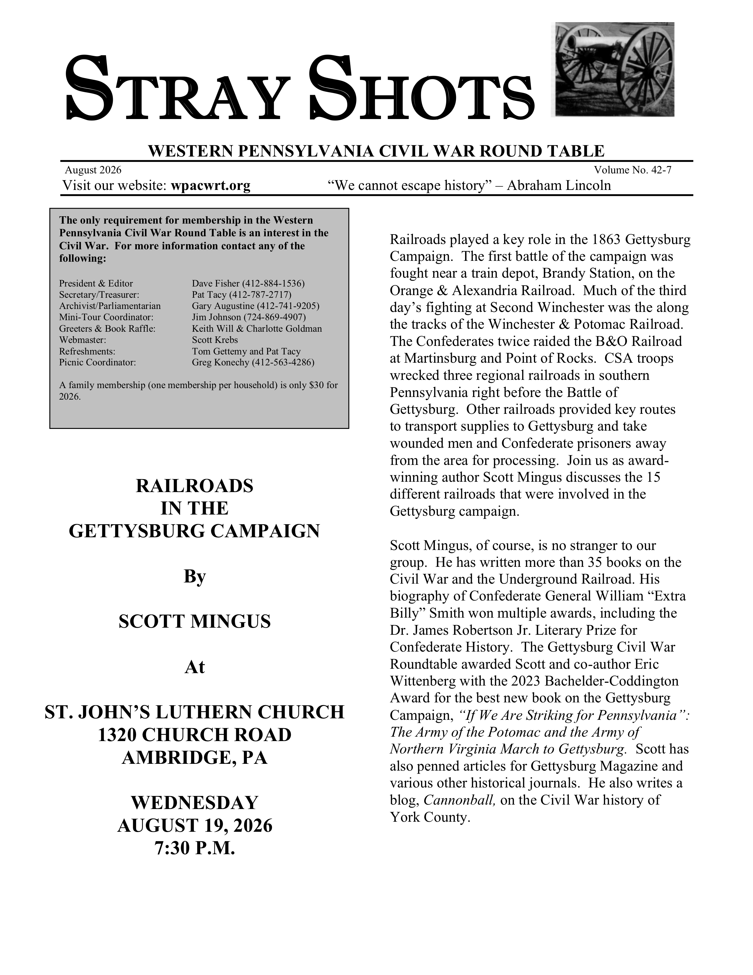 Aug '26 News