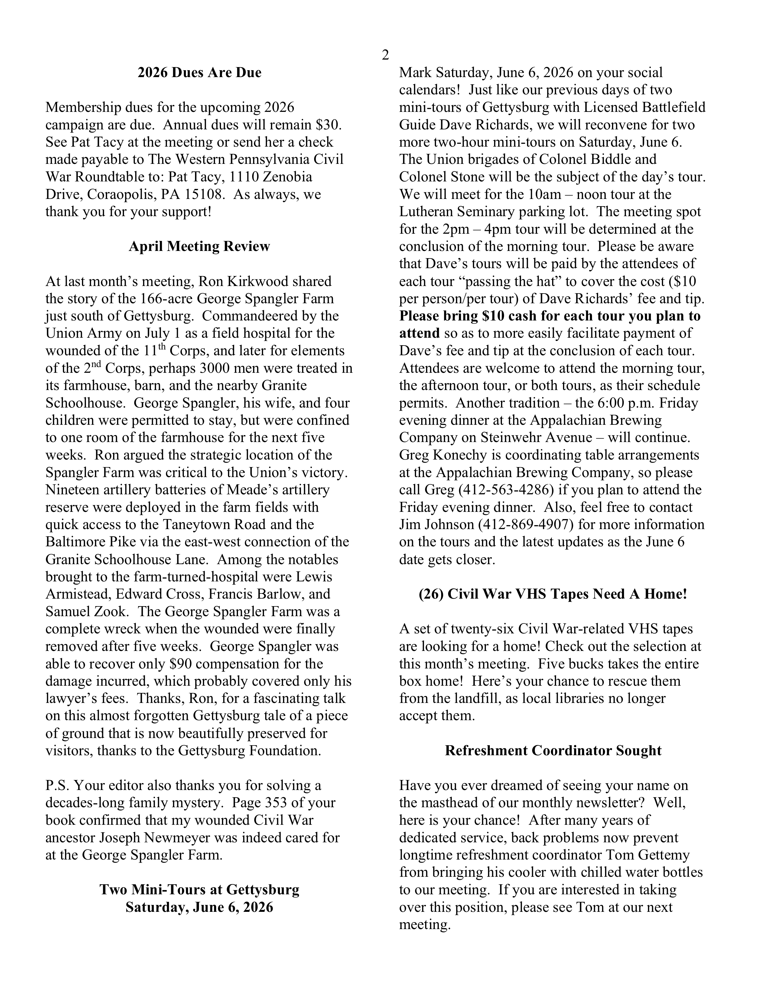 May '26 News